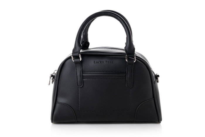 Lucky Bees Bolso 1282 Cuero Polivinilo Negro