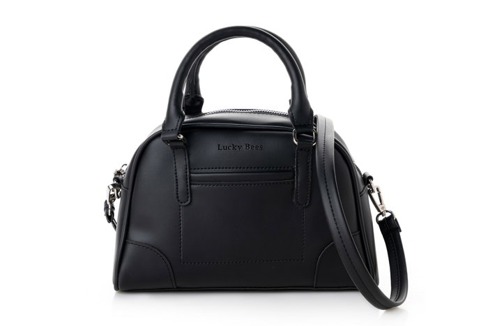 Lucky Bees Bolso 1282 Cuero Polivinilo Negro