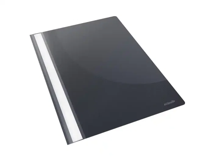 Esselte Carpeta dossier fastener de polipropileno negro DIN A4 Esselte Carpeta dossier fastener de polipropileno negro DIN A4