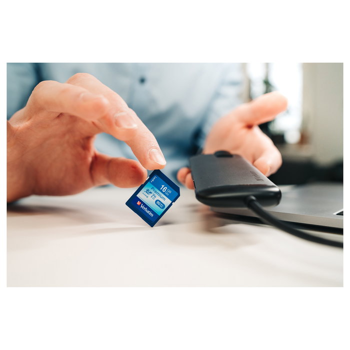 Verbatim Tarjeta de Memoria SDHC Premium 16 GB, Clase 10, Hasta 80 MB/s, CARD 16GB Verbatim Premium HC 80MB/s