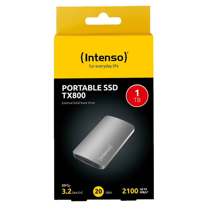 Intenso TX800 SSD Externo 1 TB Antracita USB-C Intenso TX800 SSD Externo 1 TB Antracita USB-C