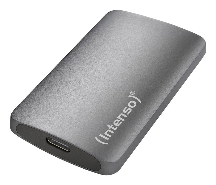 Intenso SSD Externo TX800 1 TB Antracita, USB-C USB 3.2 Gen 2x2 (20 Gbps), Aluminio Resistente a Golpes, Compatible con Windows/Mac, Ref. 3828460