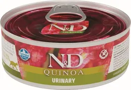 Farmina N&D Cat Quinoa Urinary Caja 24x80 gr Alimento para Gatos