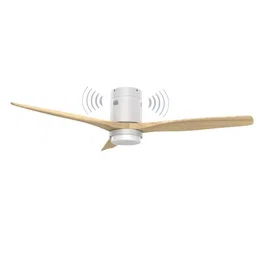 Energy Sistem SoundAir Ventilador de Techo Blanco con Altavoz Bluetooth y Aspas de Madera