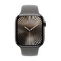 Apple Watch Series 10 A3001 Smartwatch Caja 42mm Titanio Natural con Pulsera Deportiva Gris Piedra