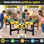 JugaToys Futbolín de madera con 2 bolas y marcadores