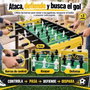 JugaToys Futbolín de madera con 2 bolas y marcadores