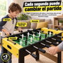 JugaToys Futbolín de madera con 2 bolas y marcadores