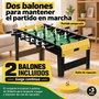 JugaToys Futbolín de madera con 2 bolas y marcadores