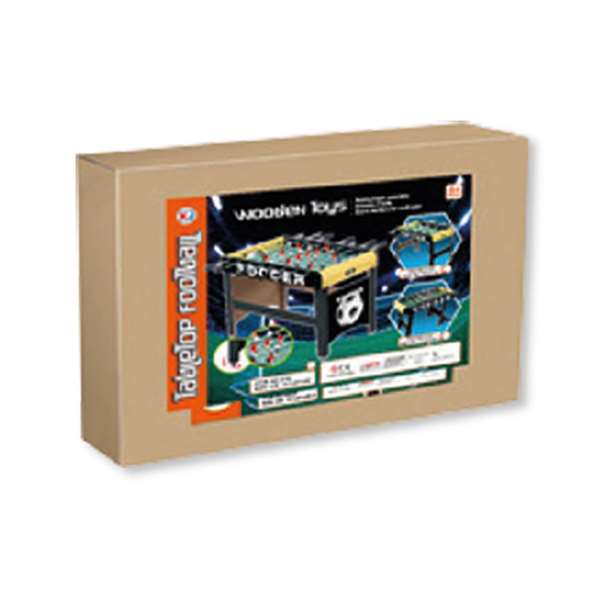 Futbolín madera incluye 2 bolas y marcadores de puntuación 117x61x82cm