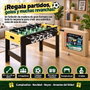 JugaToys Futbolín de madera con 2 bolas y marcadores