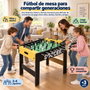 JugaToys Futbolín de madera con 2 bolas y marcadores