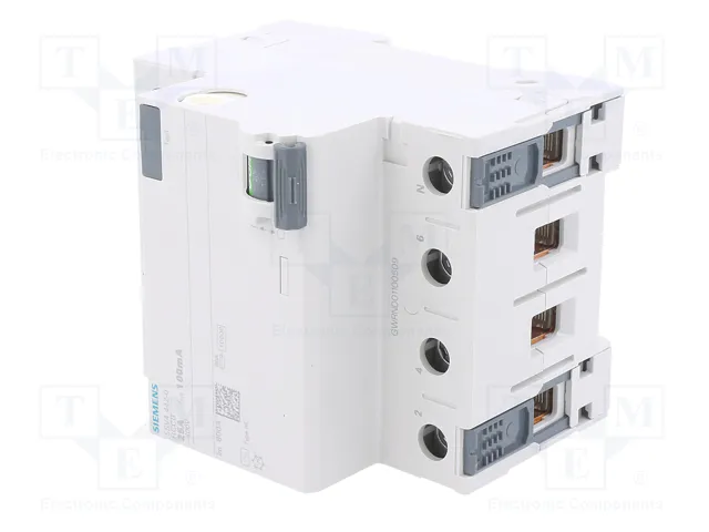 SIEMENS 5SV 3+N Interruptor diferencial 25A 0,1A SIEMENS 5SV 3+N Interruptor diferencial 25A 0,1A