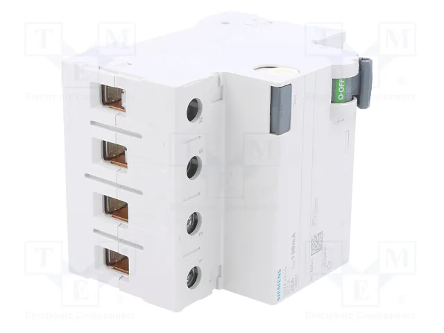 SIEMENS 5SV 3+N Interruptor diferencial 25A 0,1A SIEMENS 5SV 3+N Interruptor diferencial 25A 0,1A