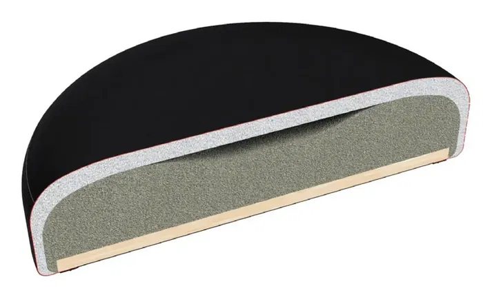 Pearl Sillín Redondo Roadster 1500 Multi-Core Pearl para Batería con Asiento Ergonómico 15"