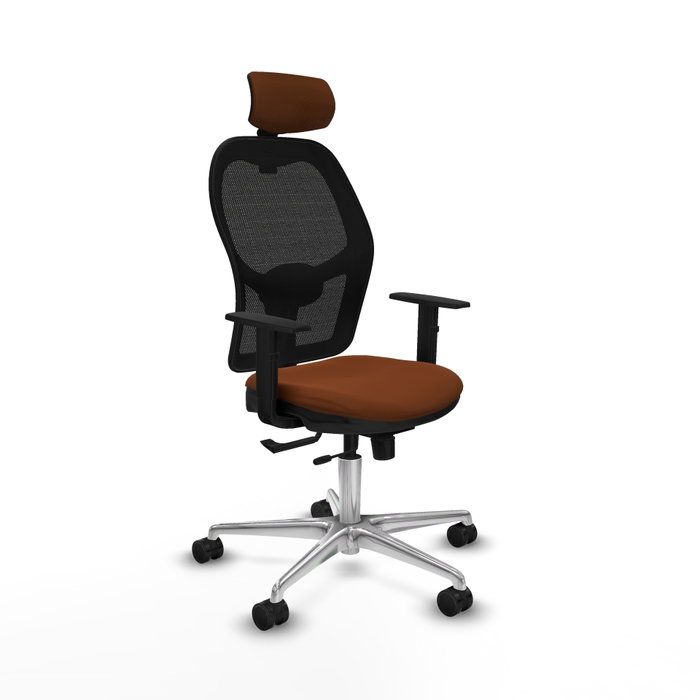 PIQUERAS Y CRESPO Silla de oficina Jorquera Marrón y Negro PIQUERAS Y CRESPO Silla de oficina Jorquera Marrón y Negro