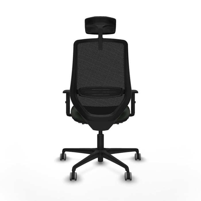 PIQUERAS Y CRESPO Silla de oficina Mardos con mecanismo Sincro/Traslack, Negro