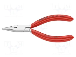 KNIPEX Alicates de precisión con punta semiredonda 125 mm