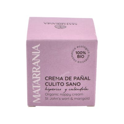 MATARRANIA Culito Sano Crema de Pañal 100% BIO para Bebé, Calmante e Hidratante, 30 ml MATARRANIA Culito Sano Crema de Pañal 100% BIO para Bebé, Calmante e Hidratante, 30 ml