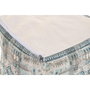 DKD Home Decor Cojín de Suelo Algodón 40x40x40 cm Azul con Flecos
