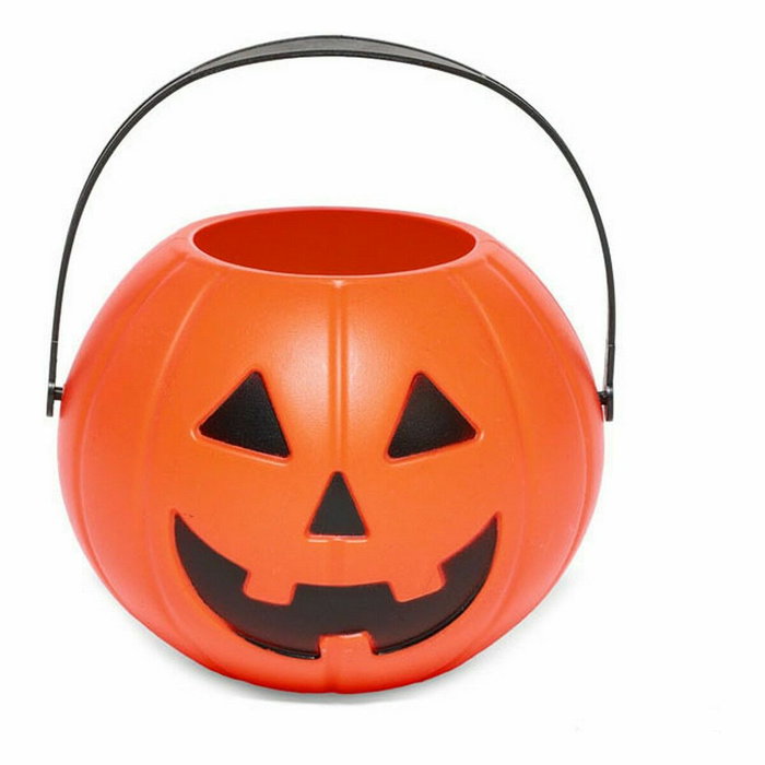 Atosa Cubo Recoge Caramelos Calabaza Naranja 11 x 8.5 cm