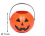 Atosa Cubo Recoge Caramelos Calabaza Naranja 11 x 8.5 cm