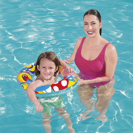 Bestway Flotador Hinchable Decorado Diseños Color Surtido D56 cm +3 a 6 Años Playa y Piscina 36013