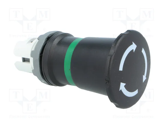 ABB Interruptor de Emergencia MPI Negro 22mm