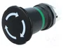 ABB Interruptor de Emergencia MPI Negro 22mm