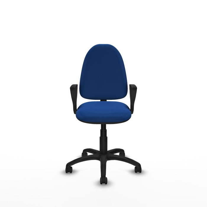 PIQUERAS Y CRESPO Silla de oficina Aýna Azul con Brazos Fijos