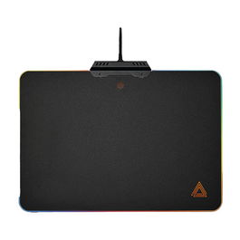 LEXIP B5 Alfombrilla de Ratón Gaming con Retroiluminación LED Multicolor, Negro, Superficie Monocroma de Caucho, 350 x 250 mm