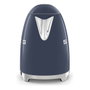 Smeg KLF03NBEU, Hervidor de Agua 1.7L, 2400W, Filtro Antical, Azul Marino