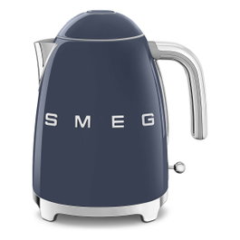 Smeg KLF03NBEU, Hervidor de Agua 1.7L, 2400W, Filtro Antical, Azul Marino