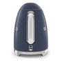 Smeg KLF03NBEU, Hervidor de Agua 1.7L, 2400W, Filtro Antical, Azul Marino