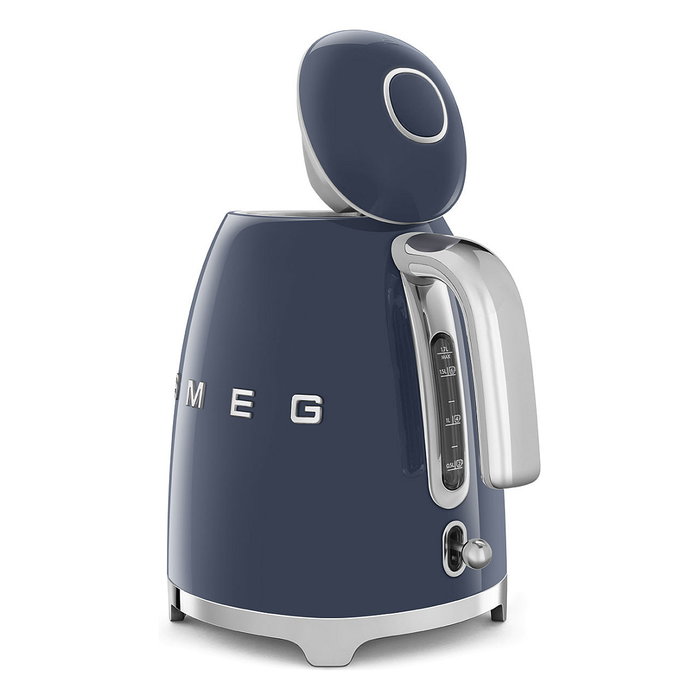 Smeg KLF03NBEU, Hervidor de Agua 1.7L, 2400W, Filtro Antical, Azul Marino