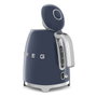 Smeg KLF03NBEU, Hervidor de Agua 1.7L, 2400W, Filtro Antical, Azul Marino