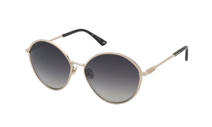 Nina Ricci SNR32859594G Gafas de sol doradas con cristal multicolor Nina Ricci SNR32859594G Gafas de sol doradas con cristal multicolor