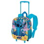 Disney Lilo y Stitch Mochila 3D con Ruedas Pequeña Colors Turquesa
