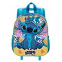 Disney Lilo y Stitch Mochila 3D con Ruedas Pequeña Colors Turquesa