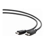 Gembird Cable DisplayPort a HDMI, 1m, Negro, CC-DP-HDMI-1M, Adaptador de Vídeo para Monitor, PC o Portátil