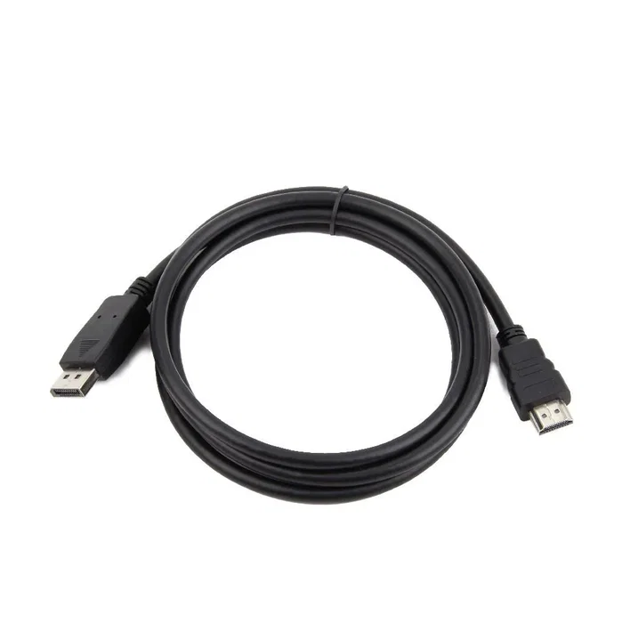 Gembird Cable DisplayPort a HDMI 1m Negro, Macho a Macho, CC-DP-HDMI-1M
