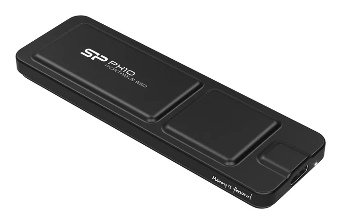 Silicon Power SSD Portátil PX10 1TB USB 3.2 Gen 2 Tipo-C SP010TBPSDPX10CK - Negro, Velocidad Lectura/Escritura 1050 MB/s