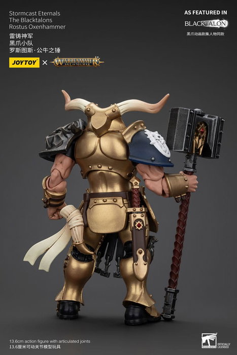 Warhammer Age of Sigmar Actionfigur Stormcast Eternals The Blacktalons Rostus Oxen hammer 20 cm Warhammer Age of Sigmar Actionfigur Stormcast Eternals The Blacktalons Rostus Oxen hammer 20 cm