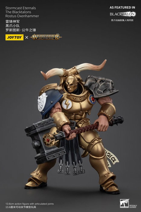 Warhammer Age of Sigmar Actionfigur Stormcast Eternals The Blacktalons Rostus Oxen hammer 20 cm Warhammer Age of Sigmar Actionfigur Stormcast Eternals The Blacktalons Rostus Oxen hammer 20 cm