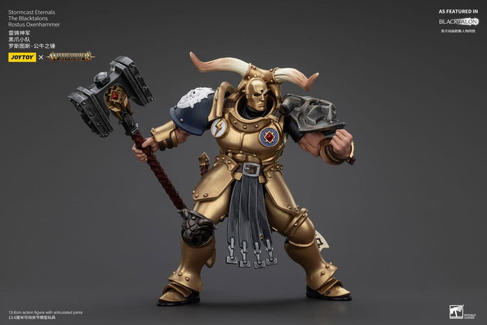 Warhammer Age of Sigmar Actionfigur Stormcast Eternals The Blacktalons Rostus Oxen hammer 20 cm Warhammer Age of Sigmar Actionfigur Stormcast Eternals The Blacktalons Rostus Oxen hammer 20 cm