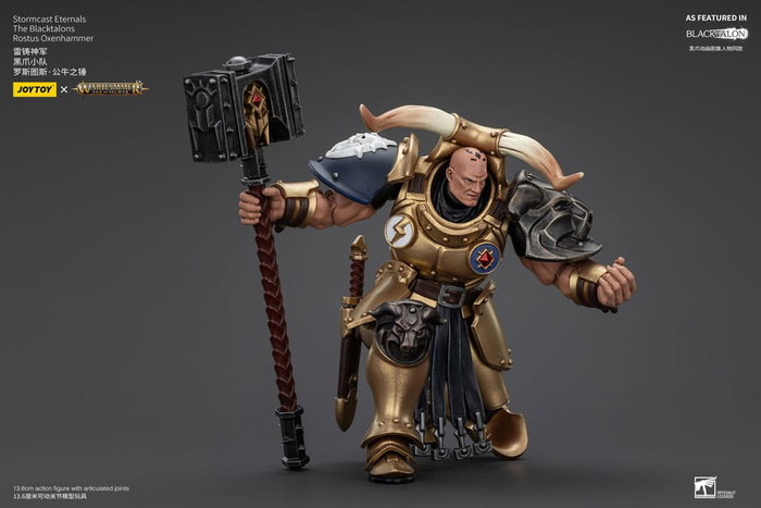 Warhammer Age of Sigmar Actionfigur Stormcast Eternals The Blacktalons Rostus Oxen hammer 20 cm Warhammer Age of Sigmar Actionfigur Stormcast Eternals The Blacktalons Rostus Oxen hammer 20 cm