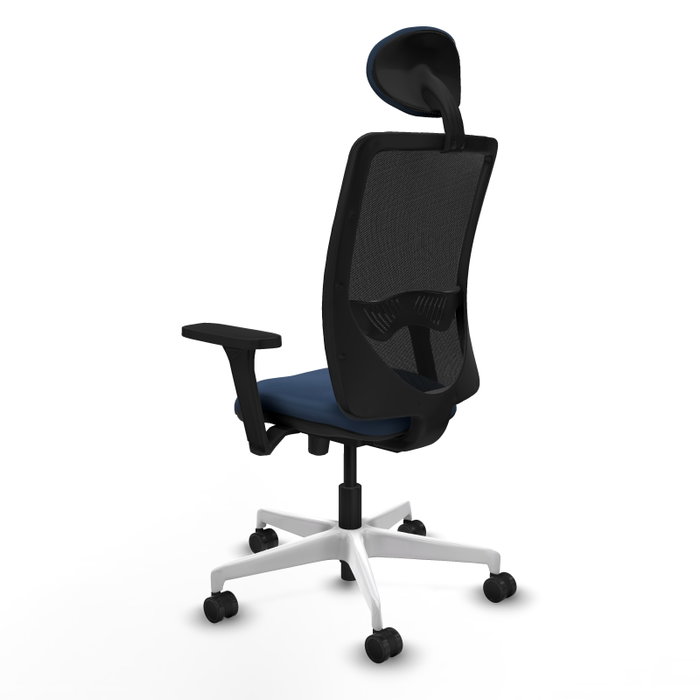 PIQUERAS Y CRESPO Silla de oficina Zulema Azul marino y Negro
