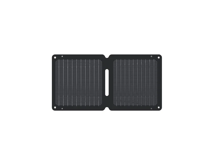 Xtorm XR2S14 Panel Solar Plegable 14W Negro para Exterior con USB-A, USB-C, Carga Doble, Certificación IPX4 y Pantalla LCD - Cargador Solar Portátil