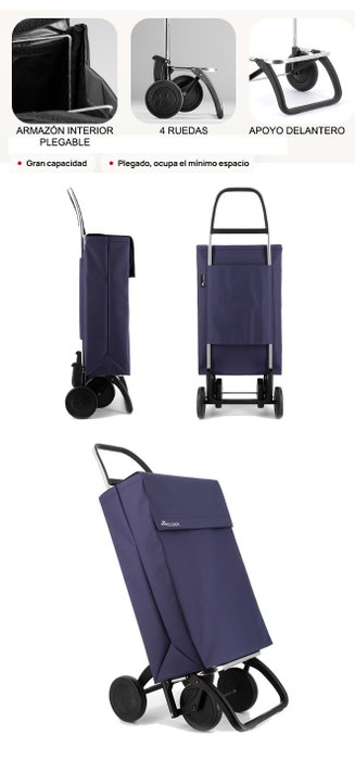 Rolser Carro de la Compra Jean LN4 Marino