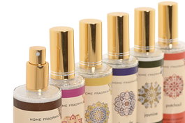 DKD Home Decor Spray Indio Mandala ss25 100 ml Cristal Multicolor 4x4x16 cm (6 Unidades)